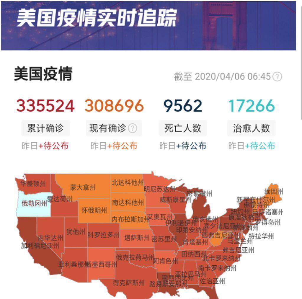 美国疫情数量最新消息(美国疫情最新数据是多少)